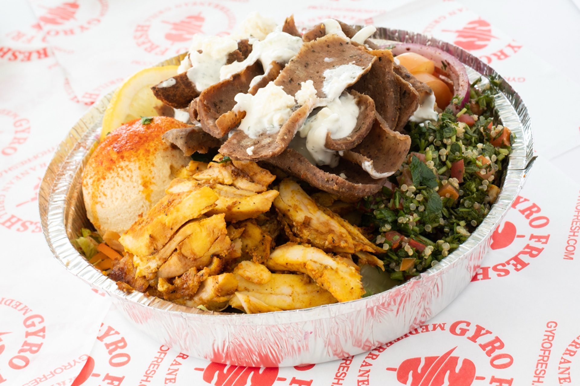 Bowl, pita, salad, or wrap — your call