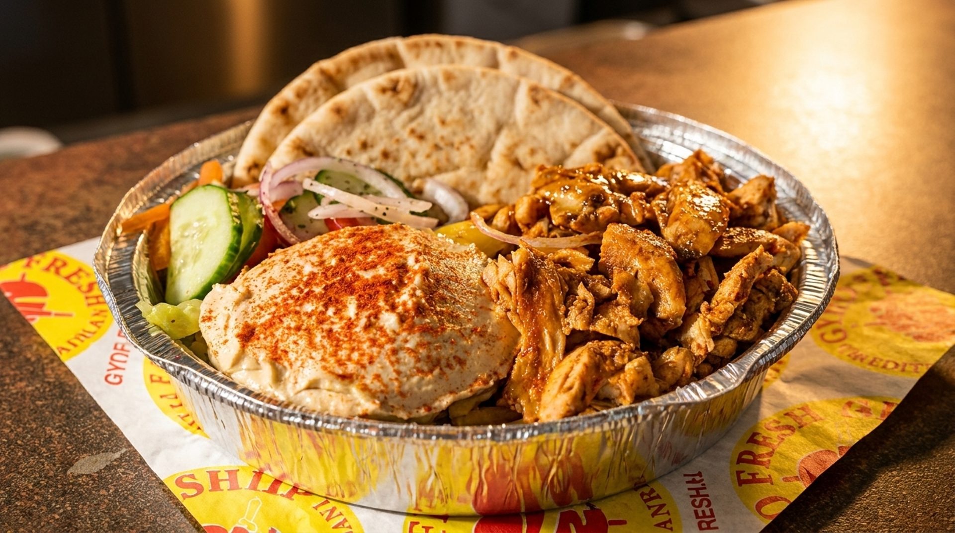 Flame-roasted and carved fresh