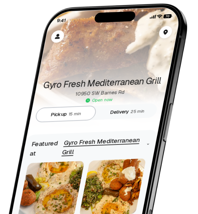 Gyro Fresh Mediterranean Grill app preview