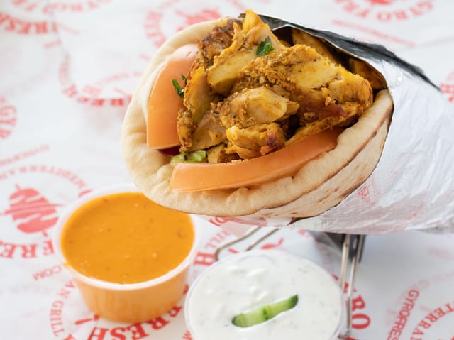 Chicken Shawarma Wrap (H).