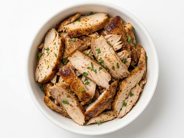Side Chicken Shawarma 8 oz (H) GF.