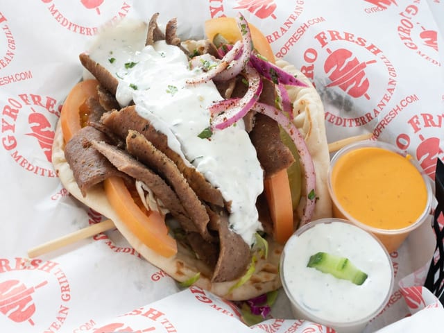 Lamb & Beef Original Greek Gyro (H).