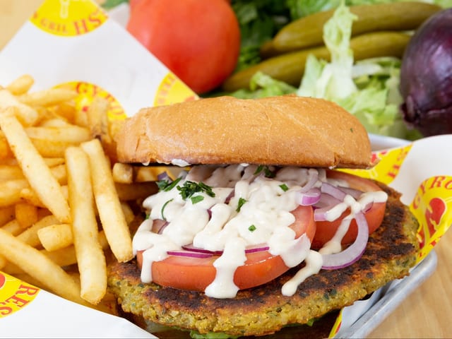 Falafel Burger.