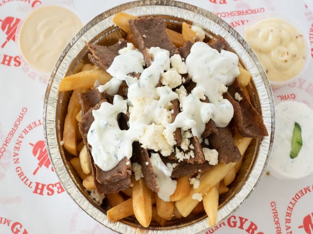 Fries Loaded (Gyro & Chicken) Combo.