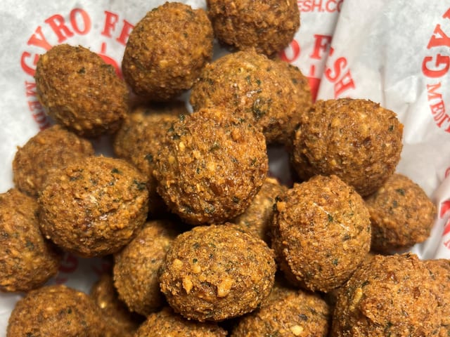 Falafel & Tahini (5 pcs) (GF).