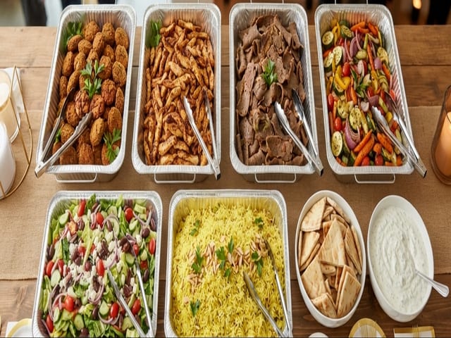 Mediterranean Buffet Style Feast (Feeds 10) Under $15 PP.