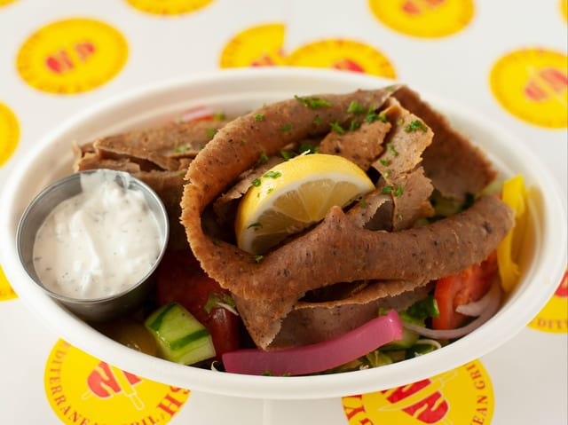 Small Gyro Meat Bowl (H).