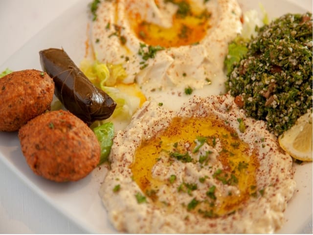 Veggie Mezza with Choice of Pita.
