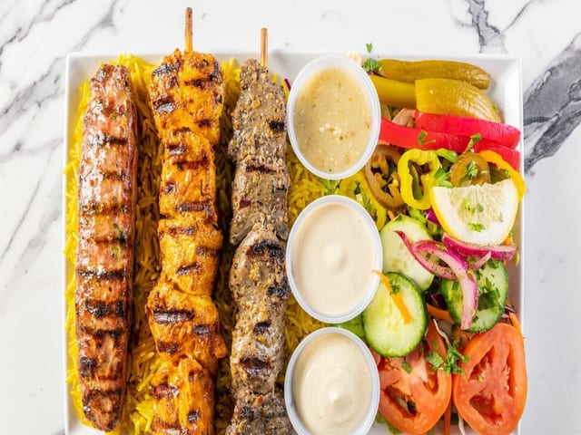 Mixed Kabab Grill Plate (3 Meats) (H).