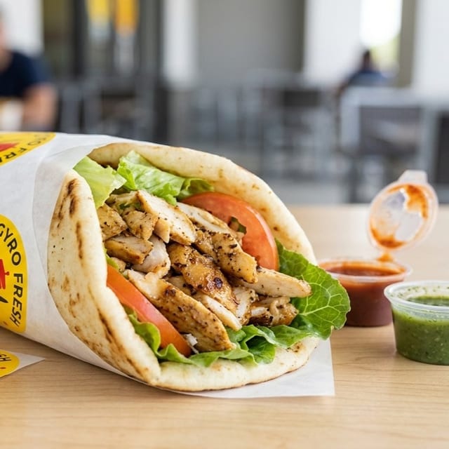 Chicken Shawarma Gyro (H).