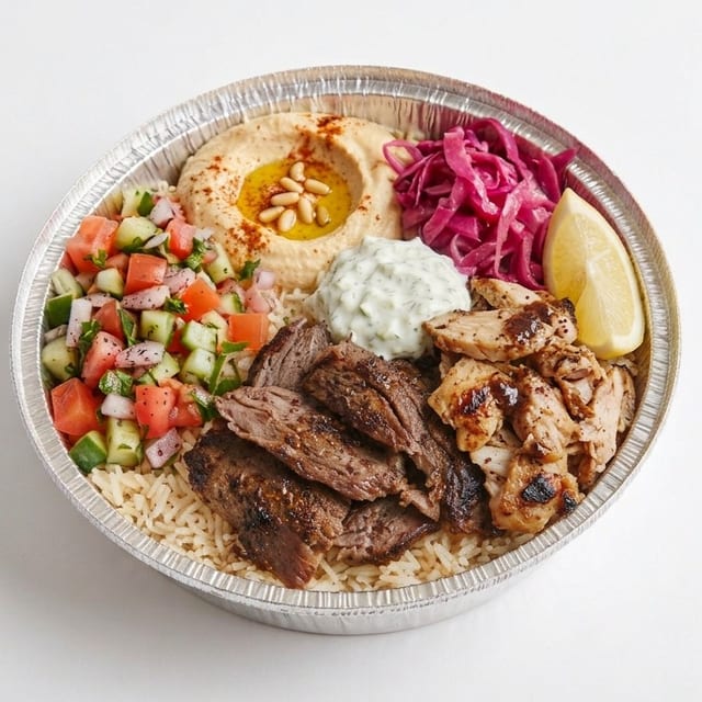Gyro and Chicken Bowl (H).