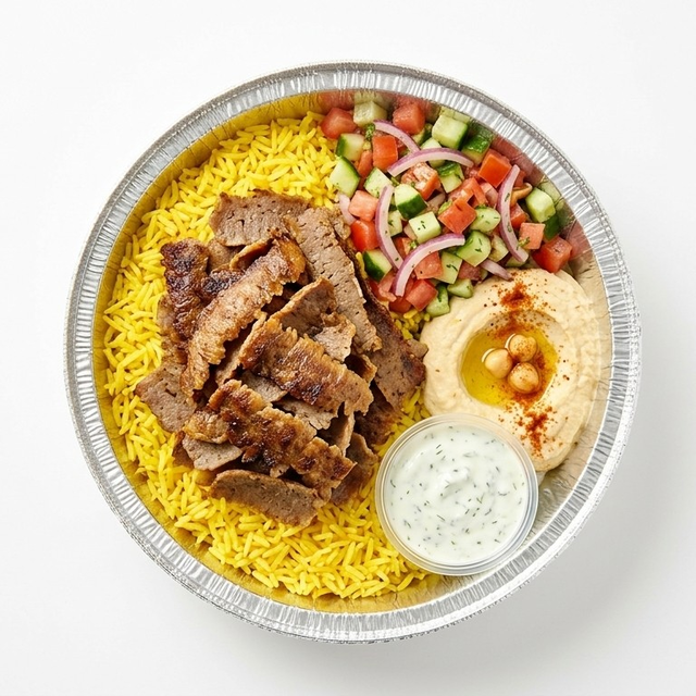 Small Gyro Meat Bowl (H).