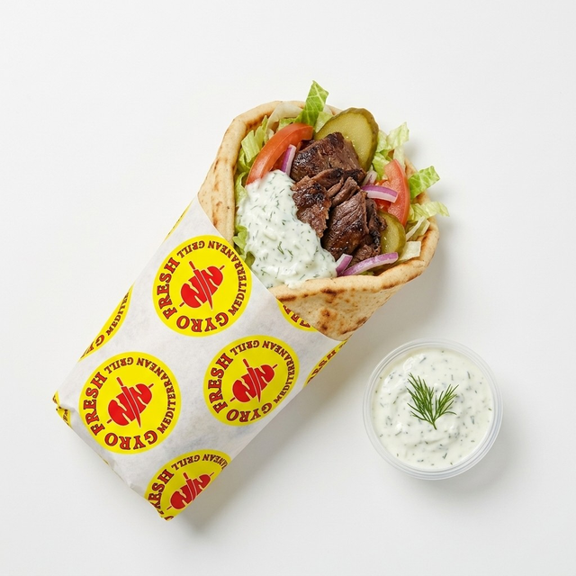 Lamb Shawarma Wrap (H).